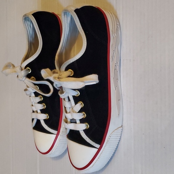 Sandro Women's Black Anouk Suede Sneakers sz 7 - Picture 1 of 11